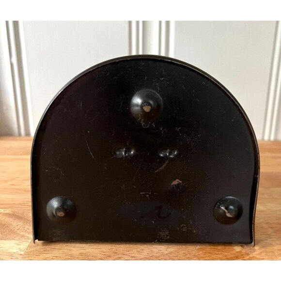 VTG Punched Metal Tin Candle Holder Wall Or Table Mount - Picture 7 of 12